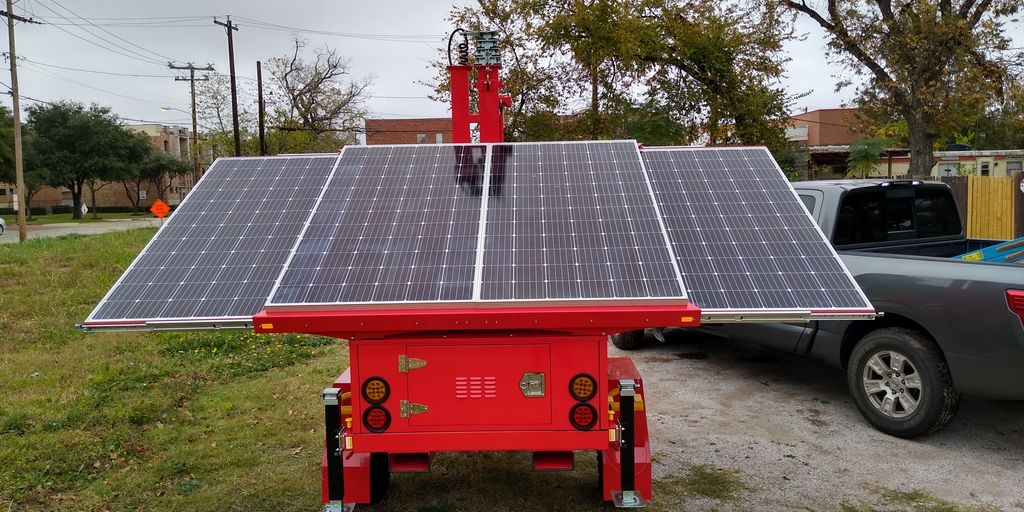 How Solar Powered Mobile Security Trailers Work
